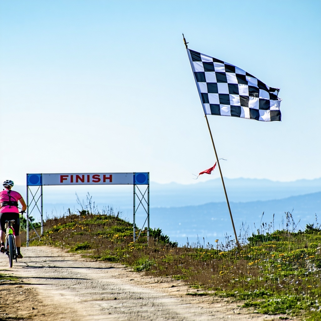 THE checkered flag waving in wind as we past the finish line THE checkered flag waving in wind as we past the finish line