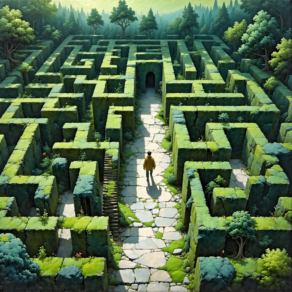 lost in a maze with lots of options lost in a maze with lots of options